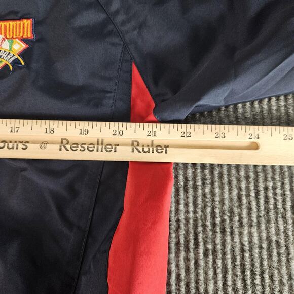 Cooperstown Dreams Park Shirt Mens Small Navy Red Baseball Pullover Youth Camp - Picture 8 of 12